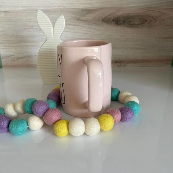 Rae Dunn Pink JELLEY BEANS Easter Mug - Picture 5 of 8